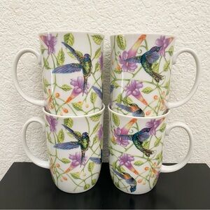 Lot Of 4 Vintage 1996 DAN GILBERT Inc. Natural Wonders Hummingbird Mugs  Japan